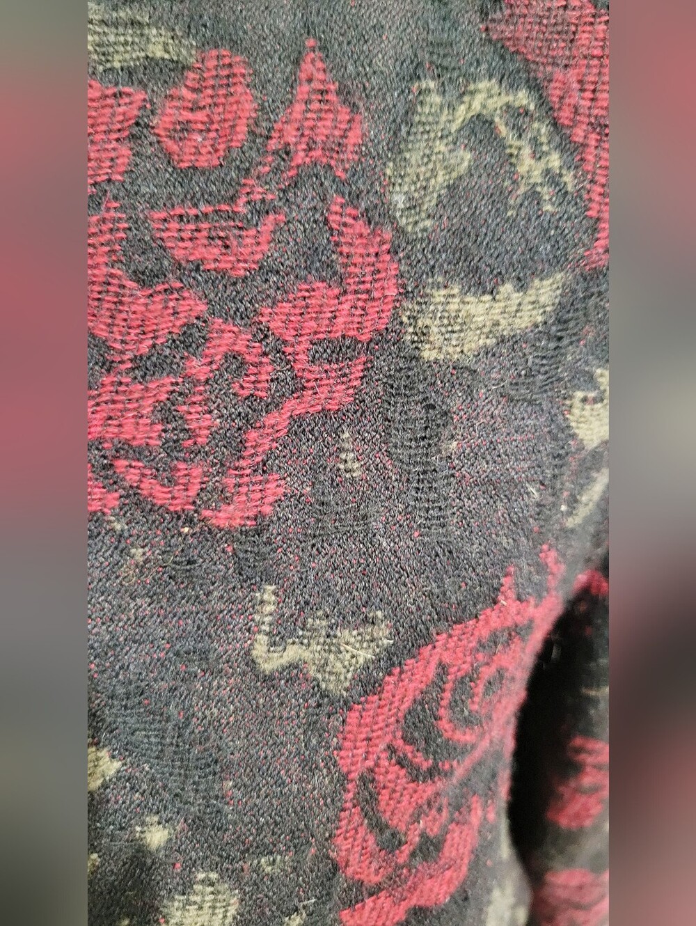 Sanctuary Rose Seduction Black & Red Floral Bomber Jacket | Size Medium - Picture 5 of 8